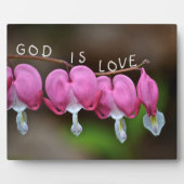 神は愛のハート フォトプラーク (正面)