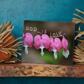 神は愛のハート フォトプラーク (側面)