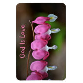 神は愛のハート マグネット (縦)