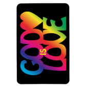 神は愛のプレミアムフレキシマグネット マグネット (縦)