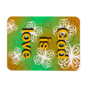 神は愛の本である マグネット (横)