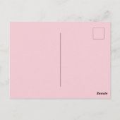 神は愛の美しいメッセージである ポストカード (裏面)