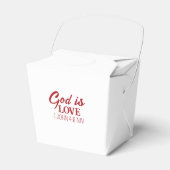 神は愛の聖書聖書聖書聖書信仰ホワイト フェイバーボックス (正面サイド)