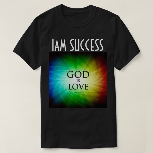 神は愛のTシャツ Tシャツ (デザイン正面)