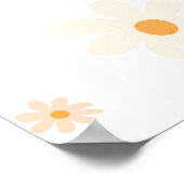 神は愛ひまわりカラフルのバイブル引用文 ポスター (角)