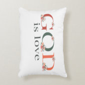 神は愛フローラ枕 アクセントクッション (正面(垂直))