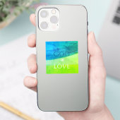 神は愛 インスピレーション シール (スマートフォン)