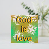 神は愛 招待状 (スタンド正面)