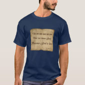 神は愛 Tシャツ (正面)