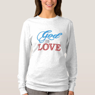 神は愛 Tシャツ