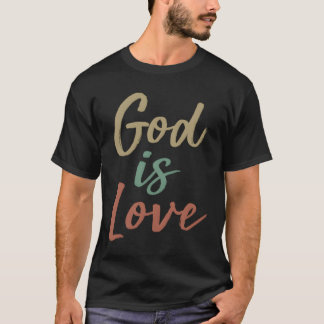 神は愛 Tシャツ