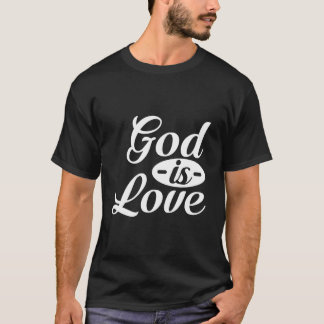 神は愛 Tシャツ