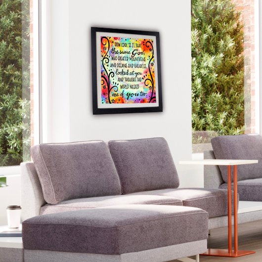 神は感動的お前のユニーク一人を必要としていた ポスター