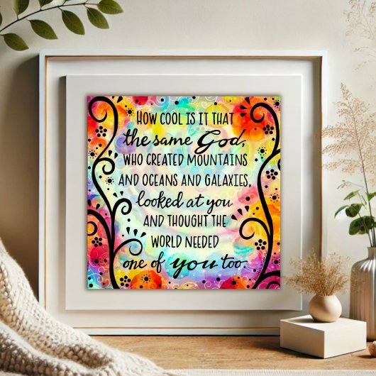 神は感動的お前のユニーク一人を必要としていた ポスター