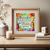 神は感動的お前のユニーク一人を必要としていた ポスター