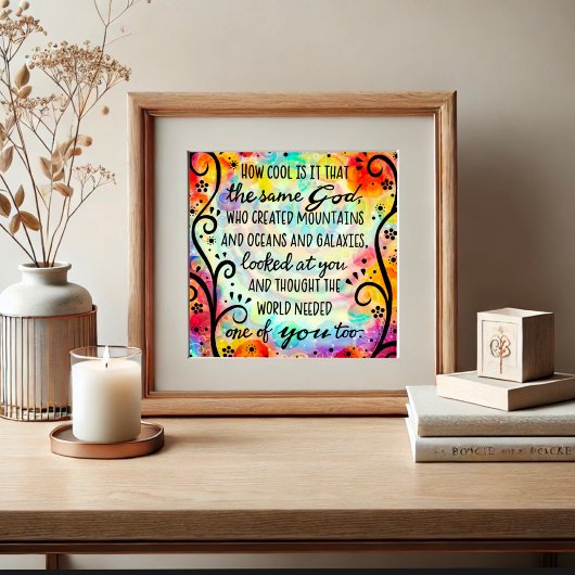 神は感動的お前のユニーク一人を必要としていた ポスター