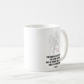 神は我々に恐与え怖の精神を持たないで コーヒーマグカップ (正面右)