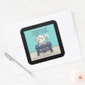 神は我々の光に火を付ける スクエアシール (封筒)