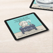 神は我々の光に火を付ける スクエアペーパーコースター (アングル)