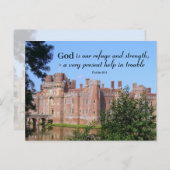 神は我々の庇護と強さ ポストカード (正面/裏面)