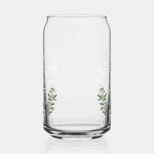 "神は我々の皈依と力である"詩篇46:1 ガラス缶