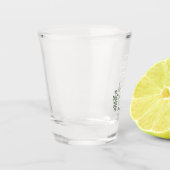 "神は我々の皈依と力である"詩篇46:1 ショットグラス (左)