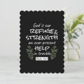"神は我々の皈依と力である"詩篇46:1 シーズンカード (スタンド正面)
