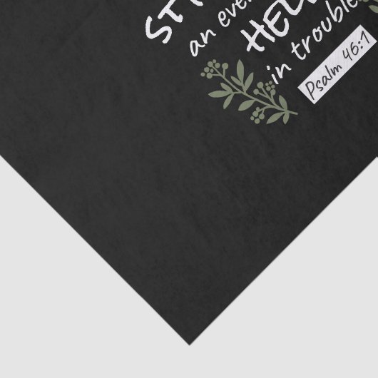 "神は我々の皈依と力である"詩篇46:1 薄葉紙 (詳細)