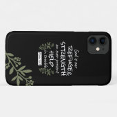 "神は我々の皈依と力である"詩篇46:1 Case-Mate iPhoneケース (裏面(横))