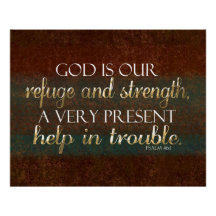 神は我々の皈依キリスト教の聖書の聖句Brown/金ゴールド