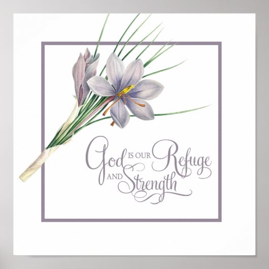 神は我々の避難所であり力である ポスター (正面)