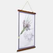 神は我々の避難所であり力である 吊り下げ型タペストリー (傾斜あり)