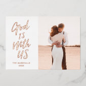 神は我々を信仰している 箔シーズンカード (正面)