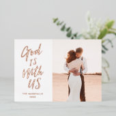 神は我々を信仰している 箔シーズンカード (立ち正面)