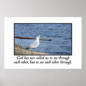 神は我々を呼び寄せ、互いを通して見つめ合う ポスター (正面)