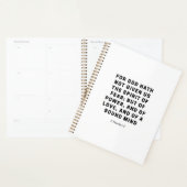 神は我々を持って与えいない | 2テモテ1:7黒 プランナー手帳 (ディスプレー)