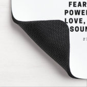 神は我々を持って与えいない | 2テモテ1:7 マウスパッド (コーナー)