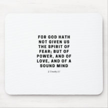 神は我々を持って与えいない | 2テモテ1:7