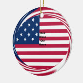 神は我が家を祝福せよ セラミックオーナメント (左)