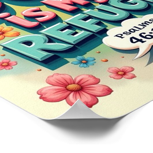 神は我が身の隠れ場所だ ポスター (角)