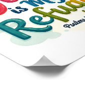 神は我が身の隠れ場所だ ポスター (角)