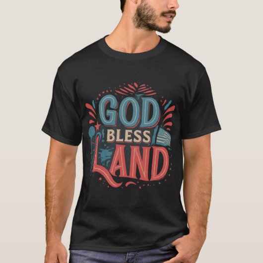 神は我らの国を祝福せよ Tシャツ (正面)