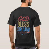 神は我らの国を祝福せよ Tシャツ (裏面)