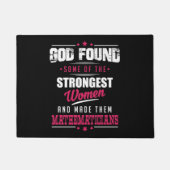 神は数学者に笑わされるな専門職Dsgnをしました ドアマット (正面)