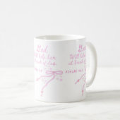 神は日の救済出の時に彼女に祈る、クリスチャン コーヒーマグカップ (正面右)