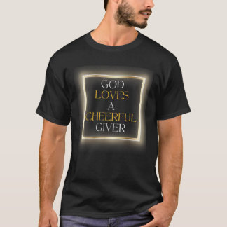 神は明るいギバーの聖なる書物、 経典バイブル・クリスティーを愛する Tシャツ