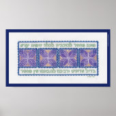 "神は星を数える" （詩篇147:4-5） ポスター (正面)