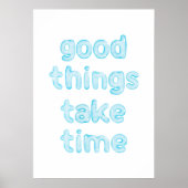 神は時間がかかる ポスター (正面)