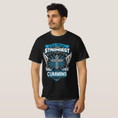 神は最も強い者を作りクミンズと名付けた Tシャツ (正面フル)