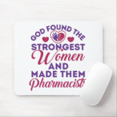 神は最強の女性薬剤師かわいいと見つけた マウスパッド (マウス)